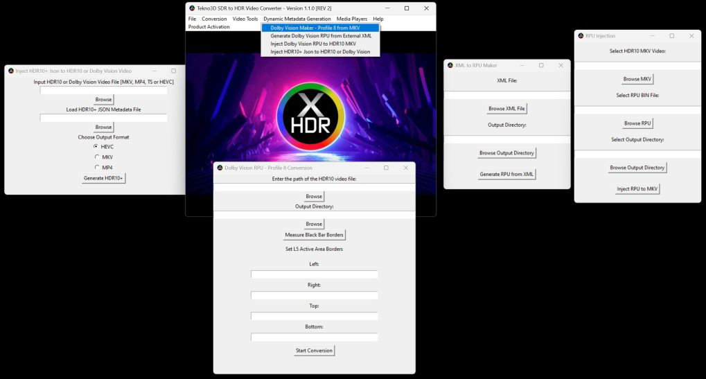 Dolby Vision Conversion Software