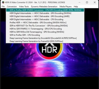 SDR to HDR Video Converter Software