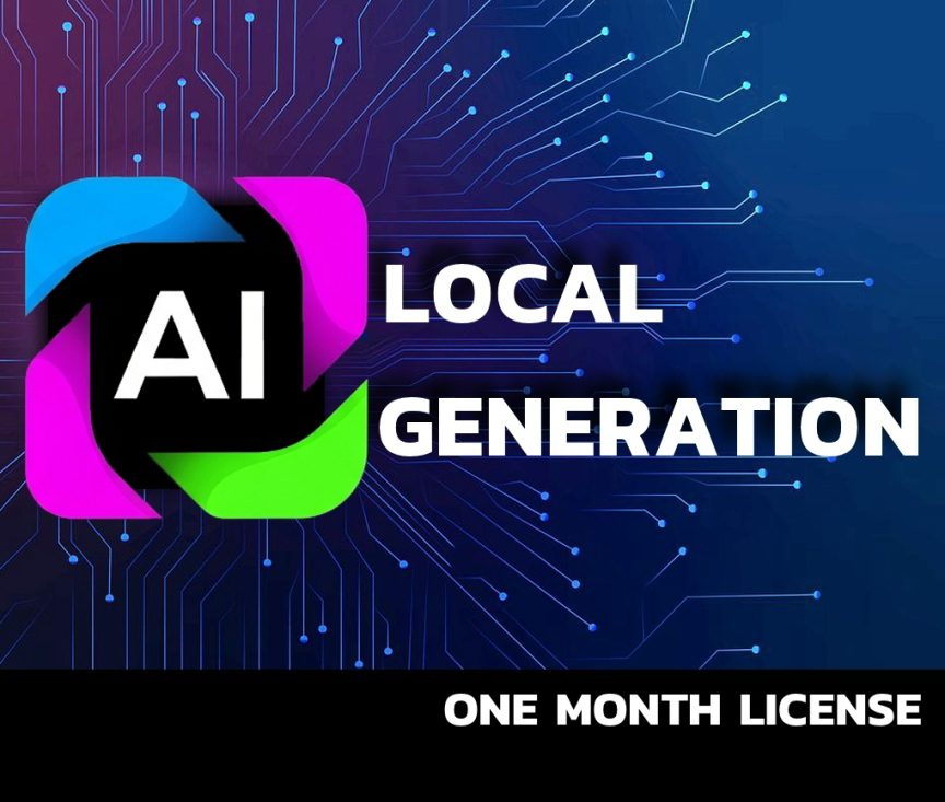 AI Local Generation Standalone - One Month License