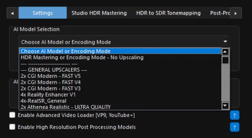 AI Upscaling Models List